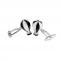 Black Enamel Hot Air Balloon 3-D Flying Cufflinks 1.JPG